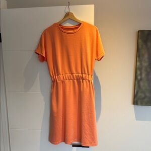 Orange Casual Dress